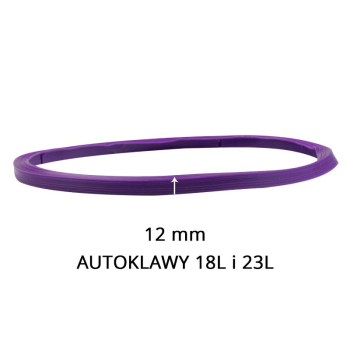 USZCZELKA SILIKONOWA DO AUTOKLAWÓW WOSON 18L I 23L FIOLETOWA 12MM Activ